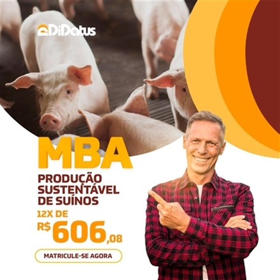 MBA EM PRODUÇÃO SUSTENTÁVEL DE SUÍNOS